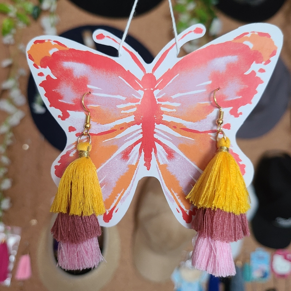 Boho tassel earrings